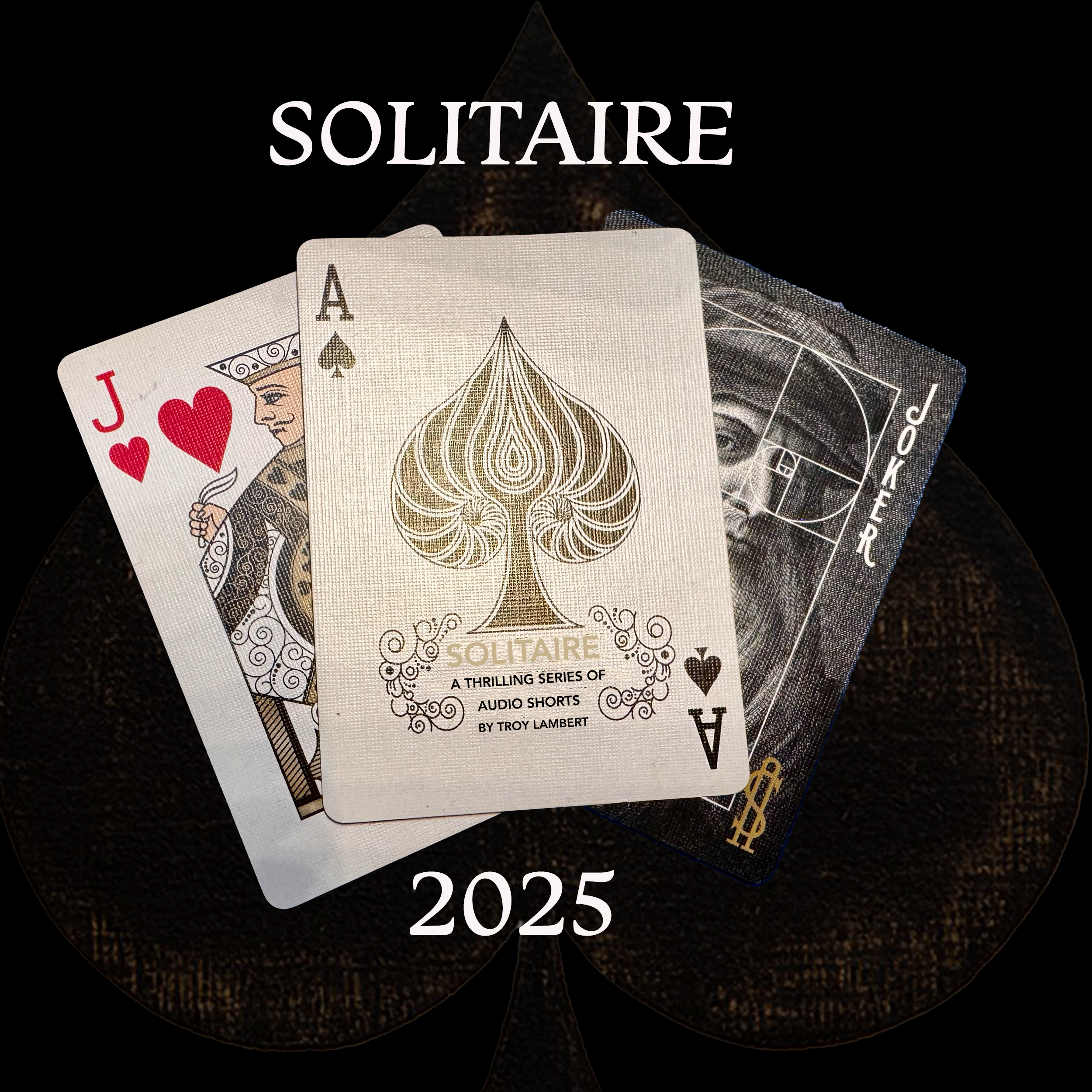 Solitaire Spade Square Background